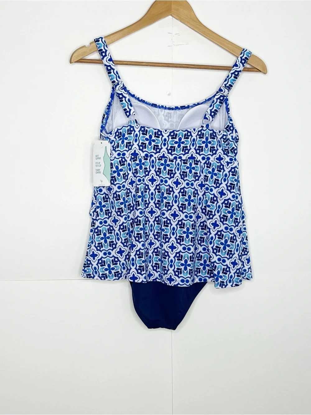 Swim Solutions Women One Piece Swim Suit Size 8 - Picture 8 of 10